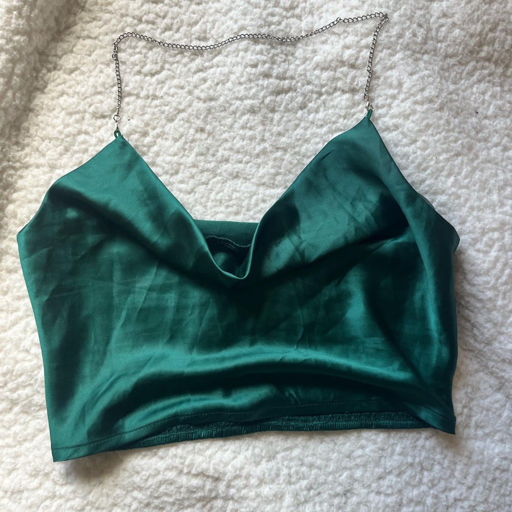 Going-out Emerald Green Top!
